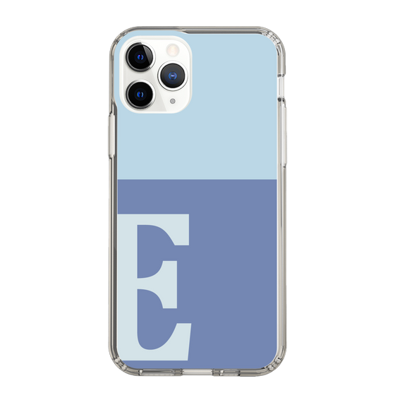 Slim Protection Case［ Original - initial two tone - E blue ］