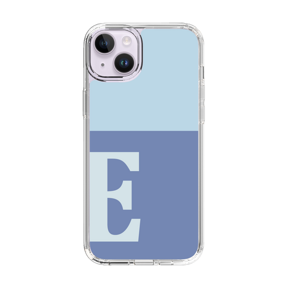 Slim Protection Case［ Original - initial two tone - E blue ］