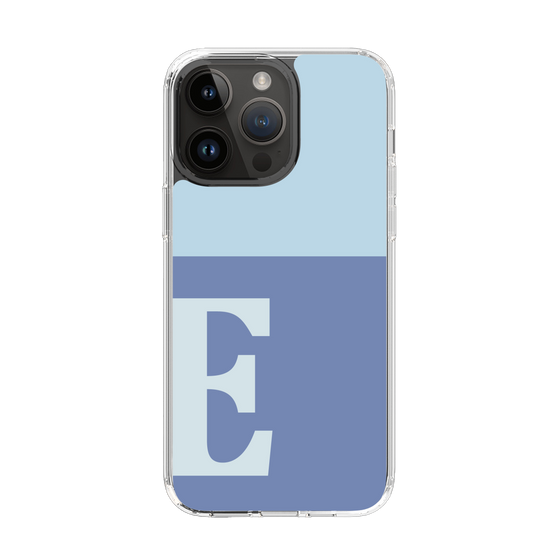 Slim Protection Case［ Original - initial two tone - E blue ］