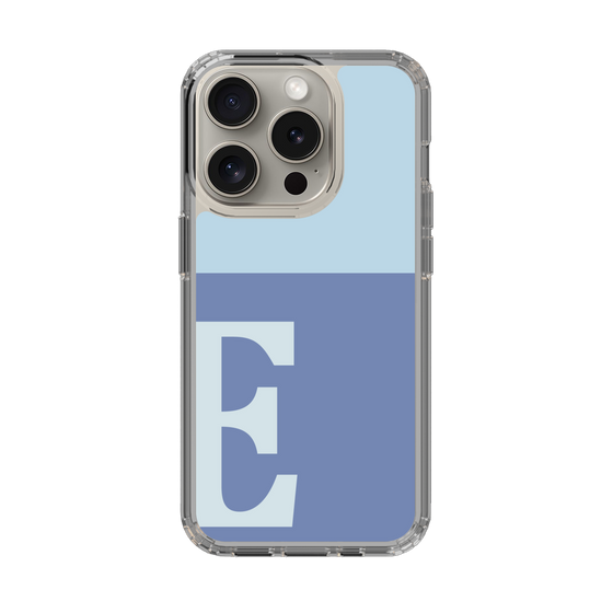 Slim Protection Case［ Original - initial two tone - E blue ］