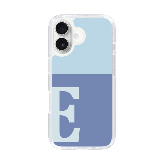 Slim Protection Case［ オリジナル - initial two tone - E blue ］