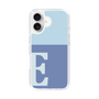 Slim Protection Case［ オリジナル - initial two tone - E blue ］