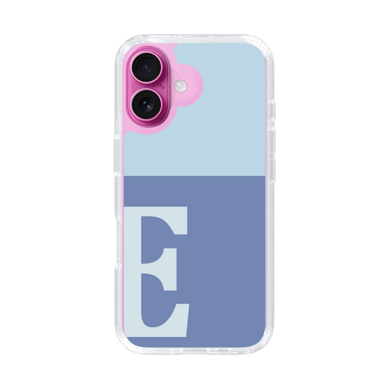 Slim Protection Case［ オリジナル - initial two tone - E blue ］