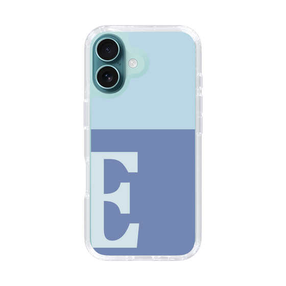 Slim Protection Case［ オリジナル - initial two tone - E blue ］
