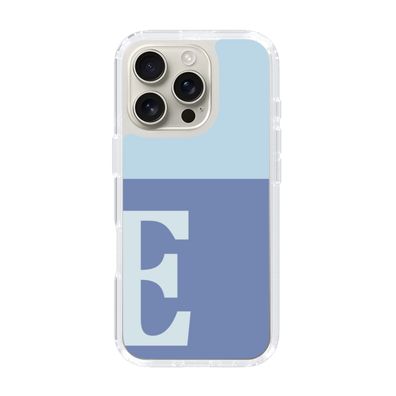 Slim Protection Case［ オリジナル - initial two tone - E blue ］