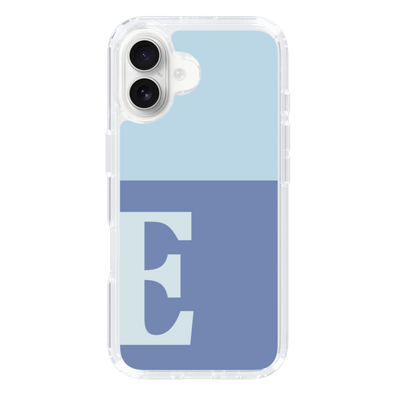 Slim Protection Case［ オリジナル - initial two tone - E blue ］
