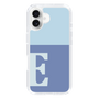 Slim Protection Case［ オリジナル - initial two tone - E blue ］