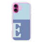 Slim Protection Case［ オリジナル - initial two tone - E blue ］