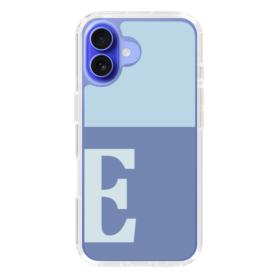 Slim Protection Case［ オリジナル - initial two tone - E blue ］