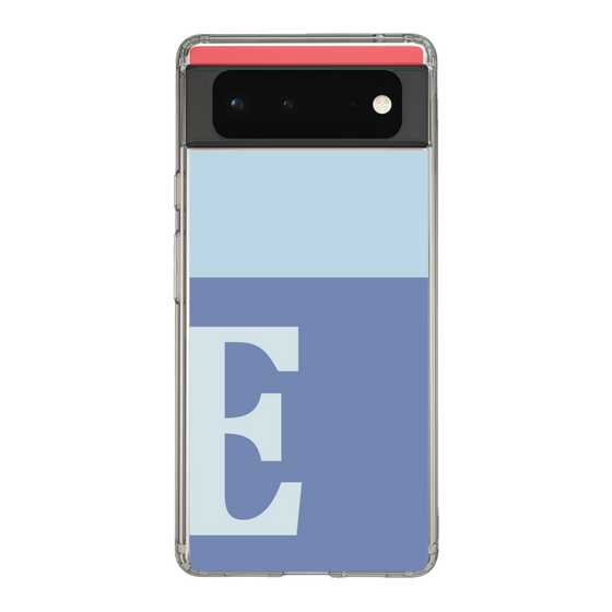 Slim Protection Case［ Original - initial two tone - E blue ］