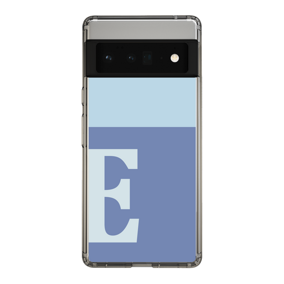 Slim Protection Case［ Original - initial two tone - E blue ］