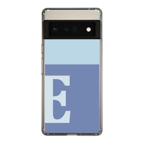 Slim Protection Case［ Original - initial two tone - E blue ］