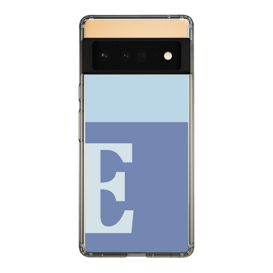 Slim Protection Case［ Original - initial two tone - E blue ］