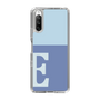 Slim Protection Case［ Original - initial two tone - E blue ］