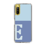 Slim Protection Case［ Original - initial two tone - E blue ］