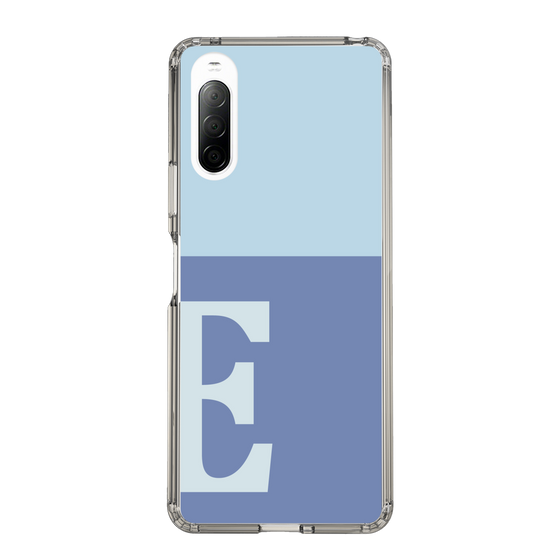 Slim Protection Case［ Original - initial two tone - E blue ］