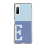 Slim Protection Case［ Original - initial two tone - E blue ］