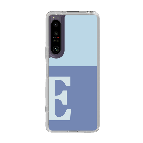 Slim Protection Case［ Original - initial two tone - E blue ］