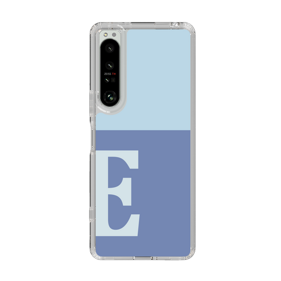 Slim Protection Case［ Original - initial two tone - E blue ］