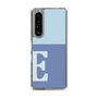 Slim Protection Case［ Original - initial two tone - E blue ］