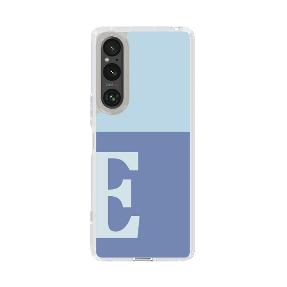 Slim Protection Case［ Original - initial two tone - E blue ］