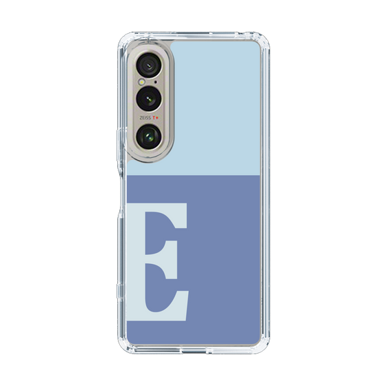 Slim Protection Case［ Original - initial two tone - E blue ］