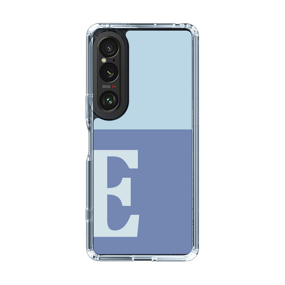 Slim Protection Case［ Original - initial two tone - E blue ］