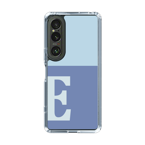 Slim Protection Case［ Original - initial two tone - E blue ］