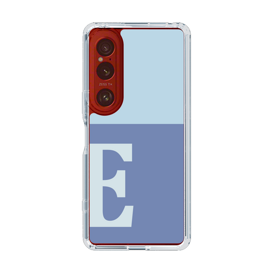 Slim Protection Case［ Original - initial two tone - E blue ］