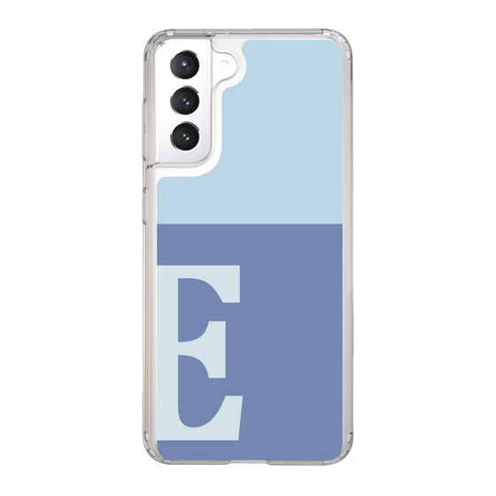 Slim Protection Case［ Original - initial two tone - E blue ］