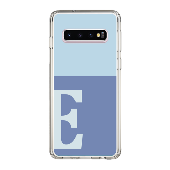 Slim Protection Case［ Original - initial two tone - E blue ］