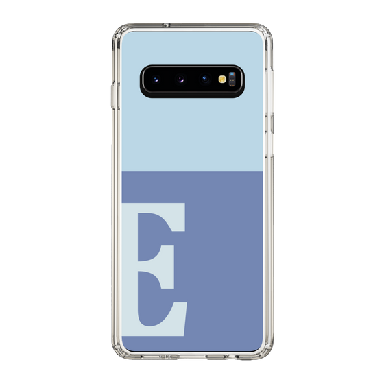Slim Protection Case［ Original - initial two tone - E blue ］