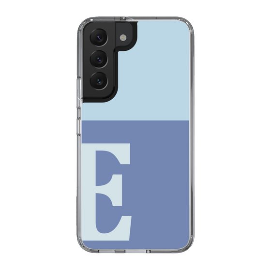 Slim Protection Case［ Original - initial two tone - E blue ］
