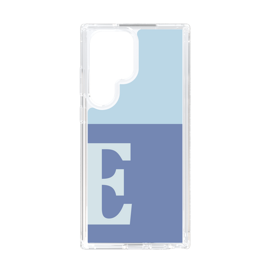 Slim Protection Case［ Original - initial two tone - E blue ］