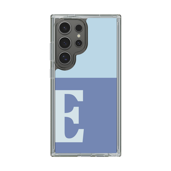 Slim Protection Case［ Original - initial two tone - E blue ］