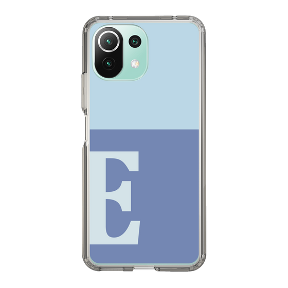 Slim Protection Case［ Original - initial two tone - E blue ］