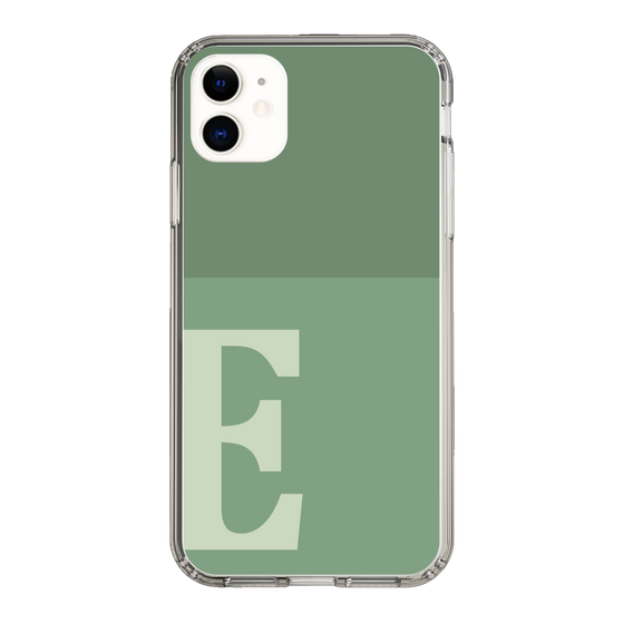 Slim Protection Case［ Original - initial two tone - E green ］