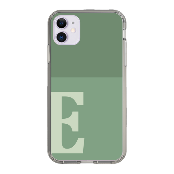Slim Protection Case［ Original - initial two tone - E green ］