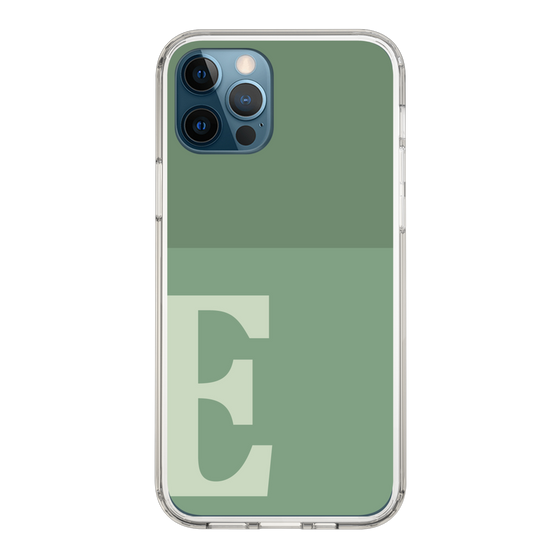 Slim Protection Case［ Original - initial two tone - E green ］