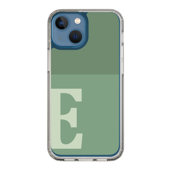 Slim Protection Case［ Original - initial two tone - E green ］