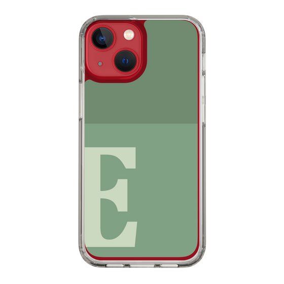 Slim Protection Case［ Original - initial two tone - E green ］