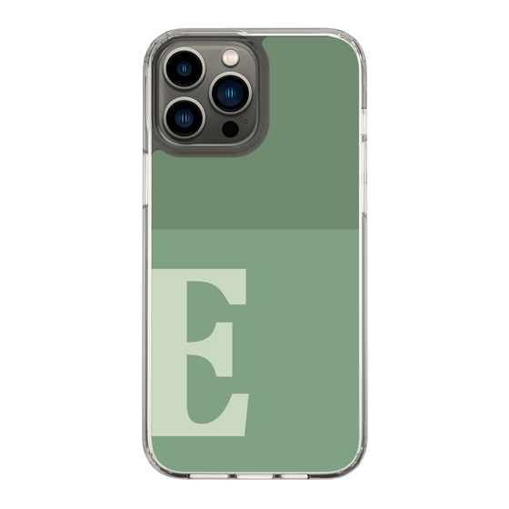Slim Protection Case［ Original - initial two tone - E green ］