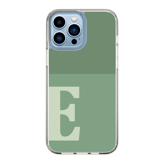 Slim Protection Case［ Original - initial two tone - E green ］