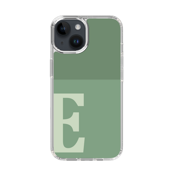 Slim Protection Case［ Original - initial two tone - E green ］