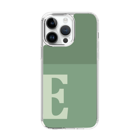 Slim Protection Case［ Original - initial two tone - E green ］
