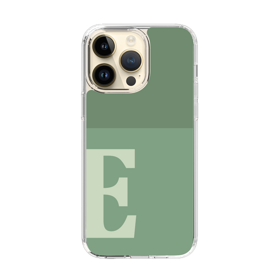 Slim Protection Case［ Original - initial two tone - E green ］