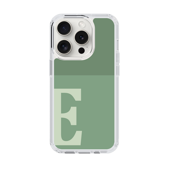 Slim Protection Case［ Original - initial two tone - E green ］