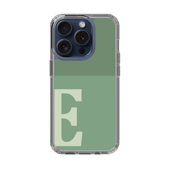 Slim Protection Case［ Original - initial two tone - E green ］