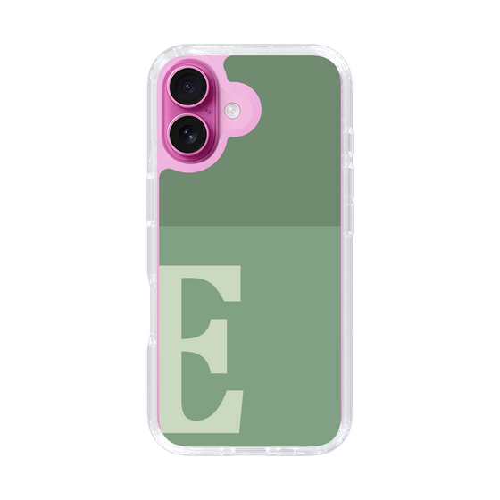 Slim Protection Case［ オリジナル - initial two tone - E green ］