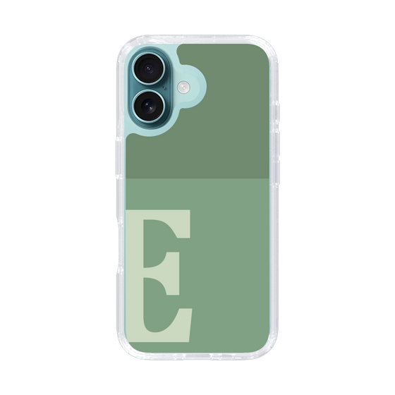 Slim Protection Case［ オリジナル - initial two tone - E green ］